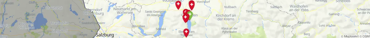 Kartenansicht für Apotheken-Notdienste in der Nähe von Altmünster (Gmunden, Oberösterreich)